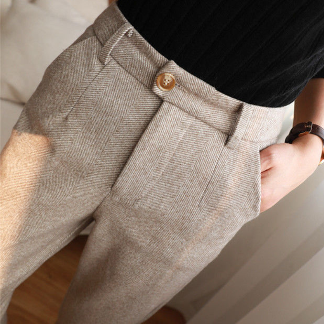 Alison -  Woolen trousers for women