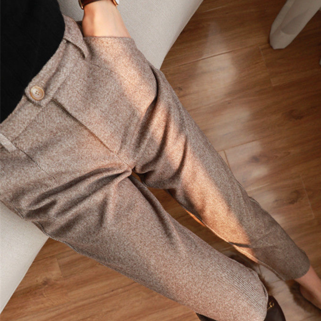 Alison -  Woolen trousers for women