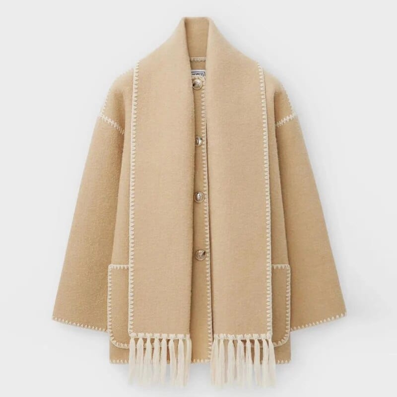 Adelyn - Casual Scarf Coat for Women