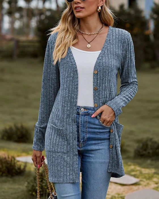 Chaya - Long-sleeved cardigan for women