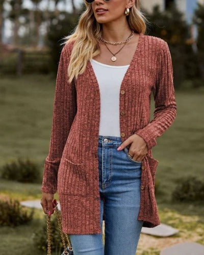 Chaya - Long-sleeved cardigan for women