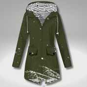 Adriana - Classic elegant waterproof outdoor rain Jacket for women