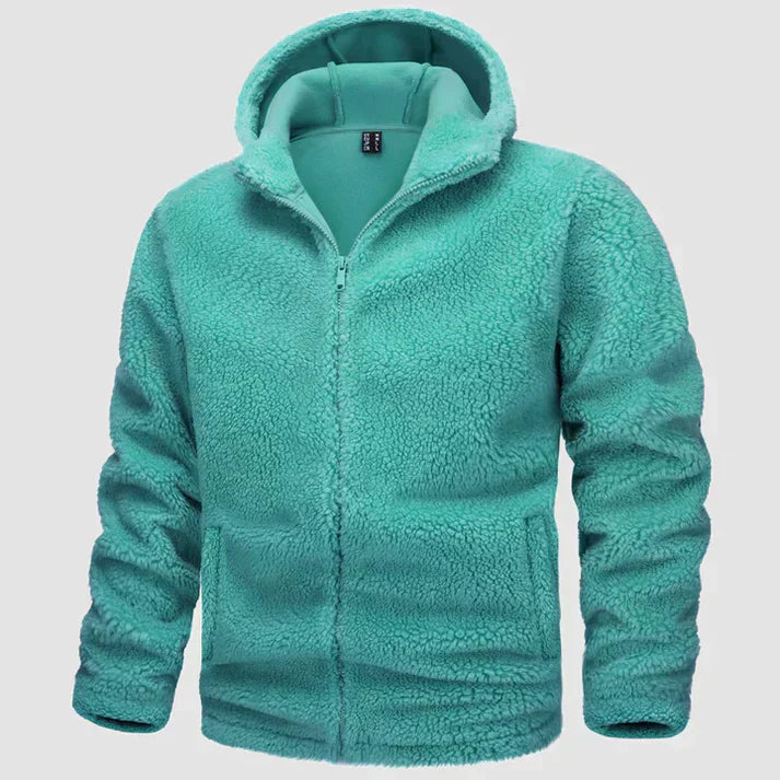 Milani - Men's fleece jacket with hood