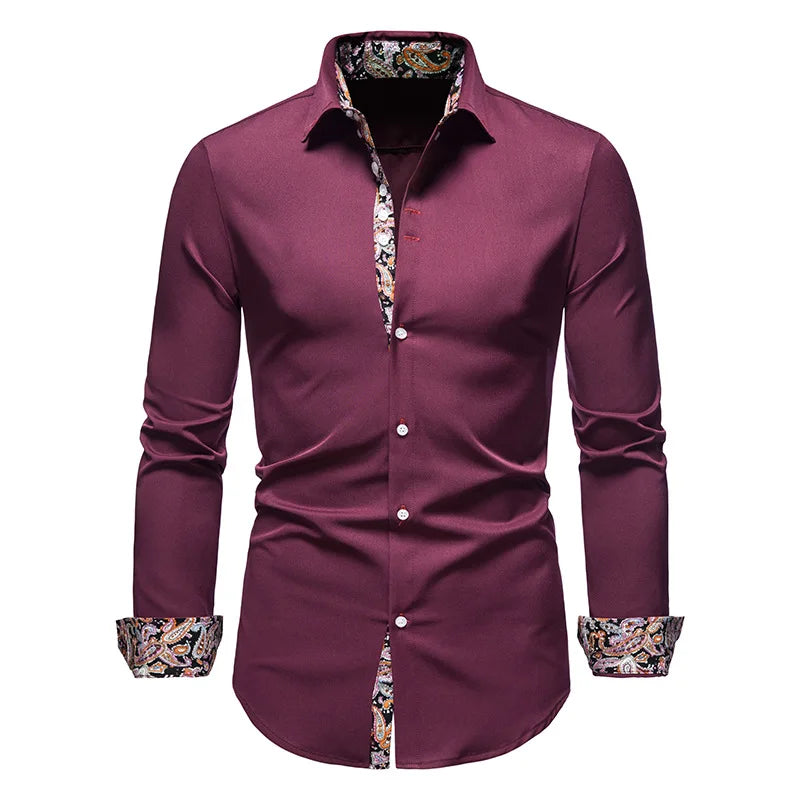 Lawrence - Shirts with matching paisley prints