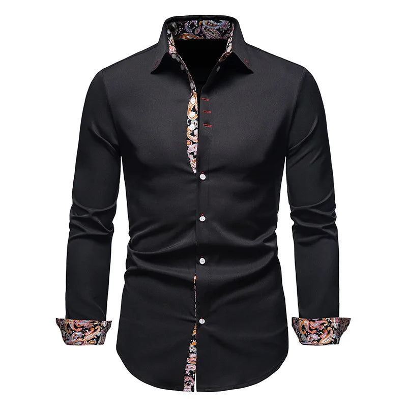 Lawrence - Shirts with matching paisley prints