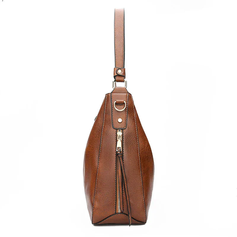 Natalia - Large leather shoulder bag