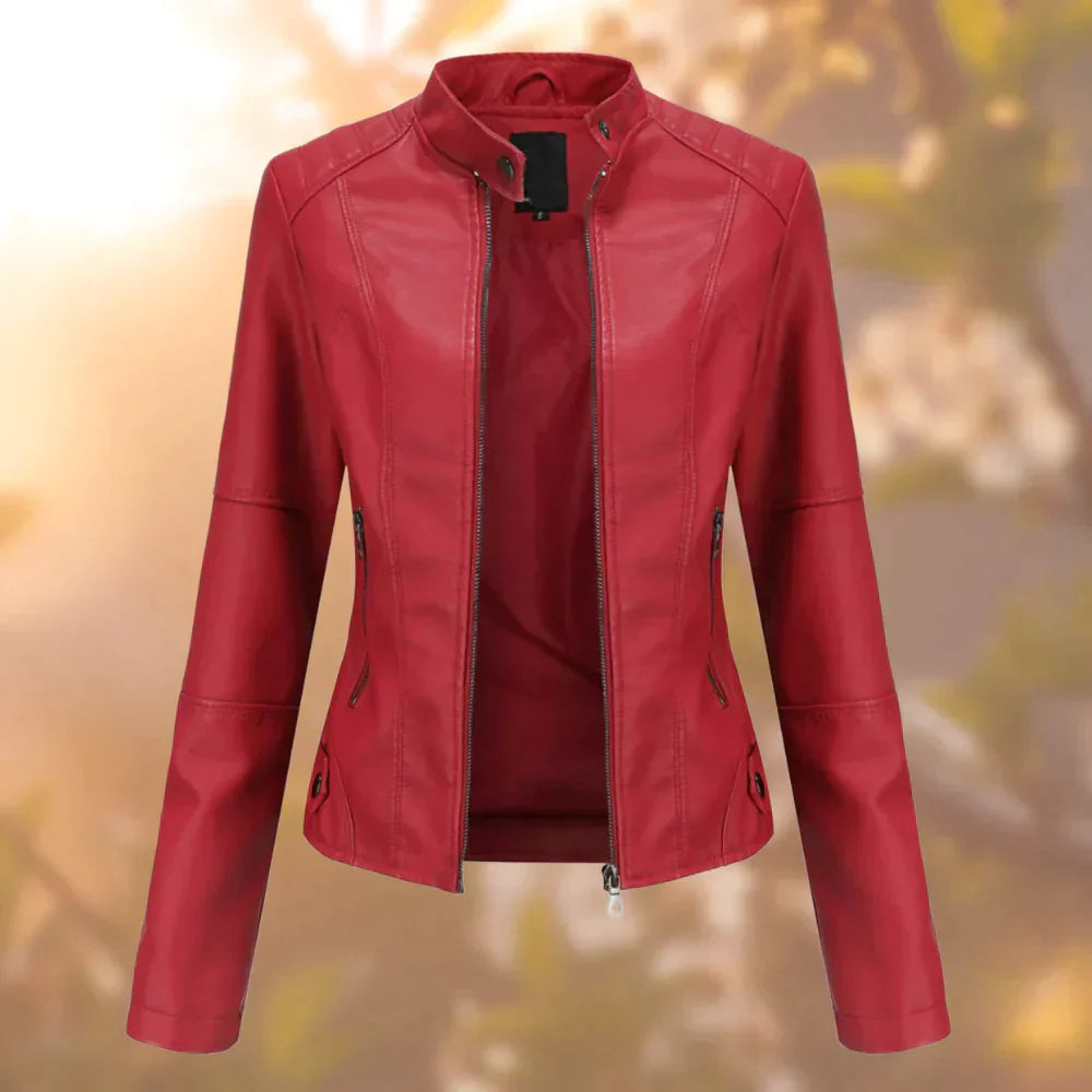 Paislee - Women's leather jacket