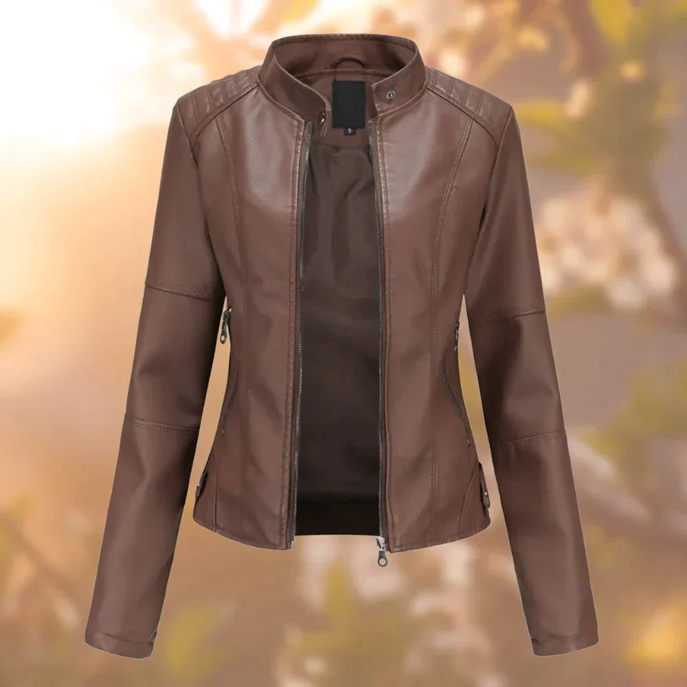 Paislee - Women's leather jacket