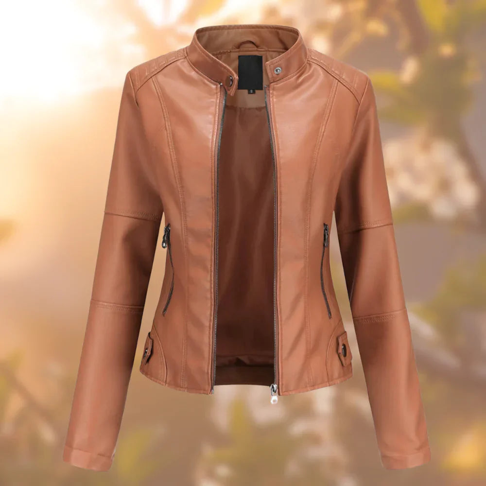 Paislee - Women's leather jacket