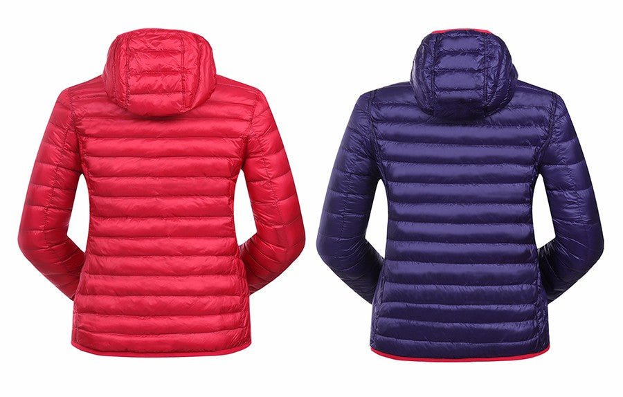 Araceli - Women's Reversible, ultra-light down jacket