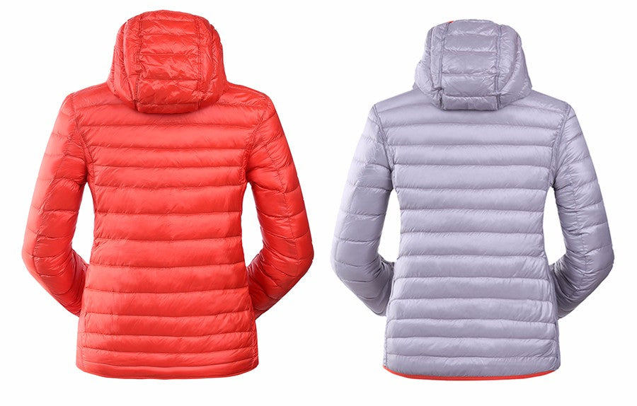 Araceli - Women's Reversible, ultra-light down jacket