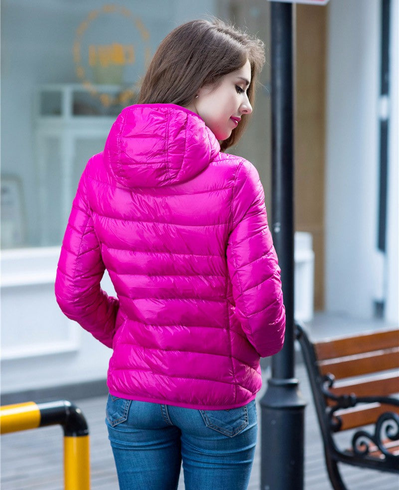 Araceli - Women's Reversible, ultra-light down jacket