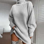 Evelien - Comfy Turtleneck Dress