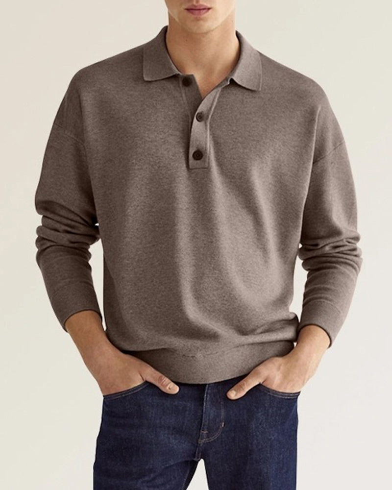 Armando - Shirt with a button placket and long sleeves