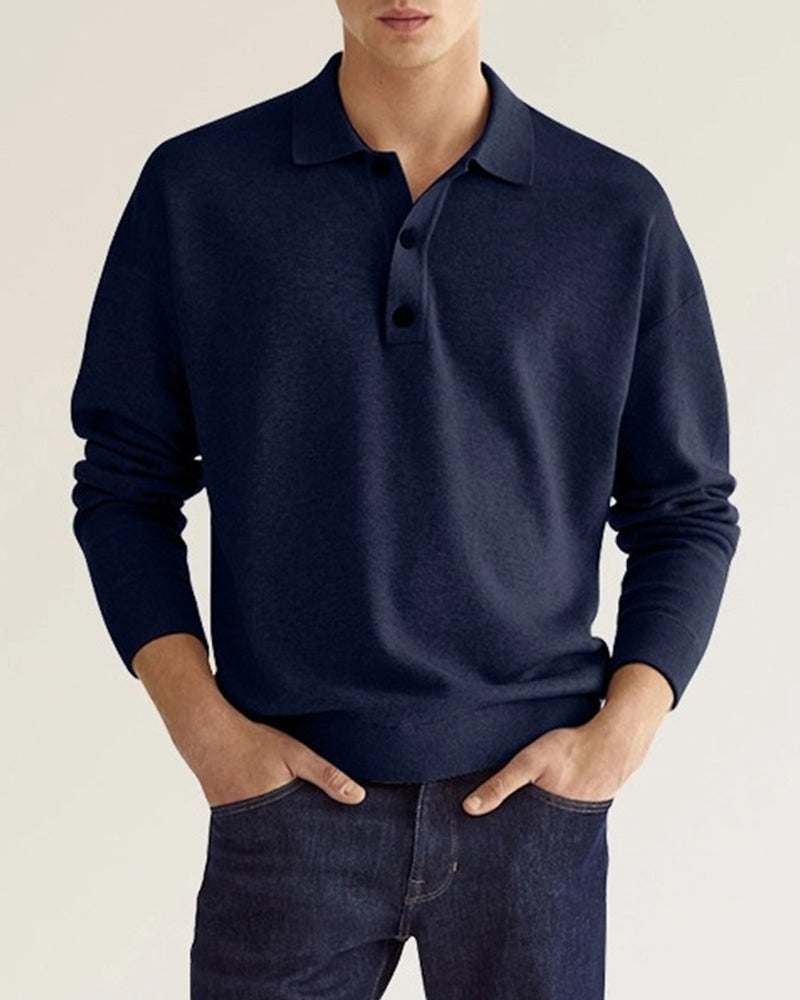 Armando - Shirt with a button placket and long sleeves