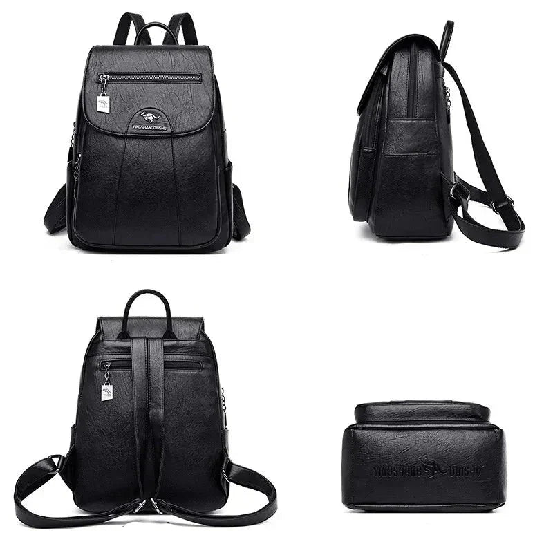 Nevaeh - Women's leather backpack