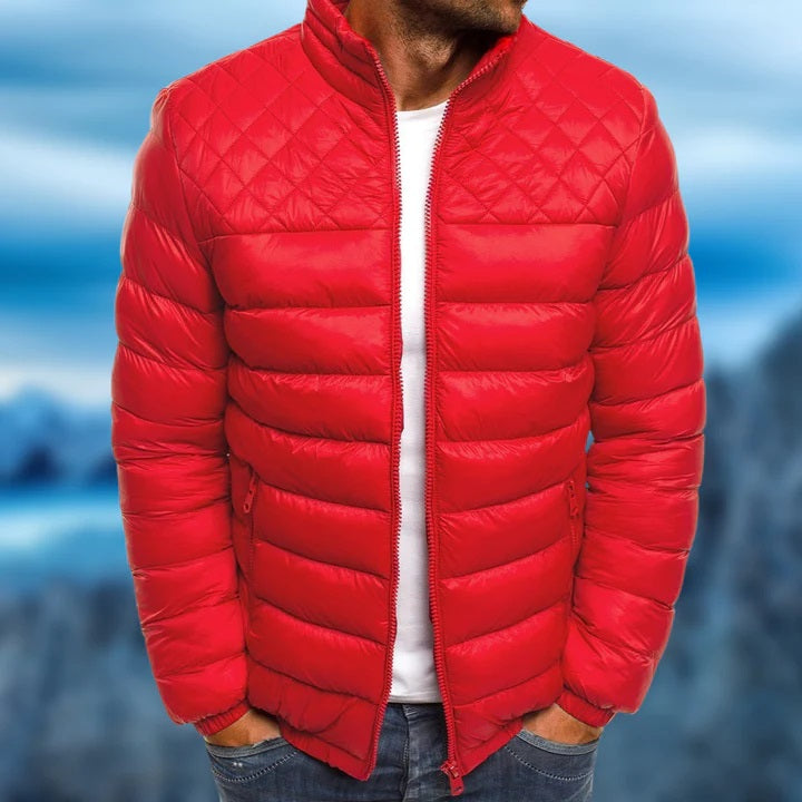 Cassian - Men's quilted jacket that is windproof