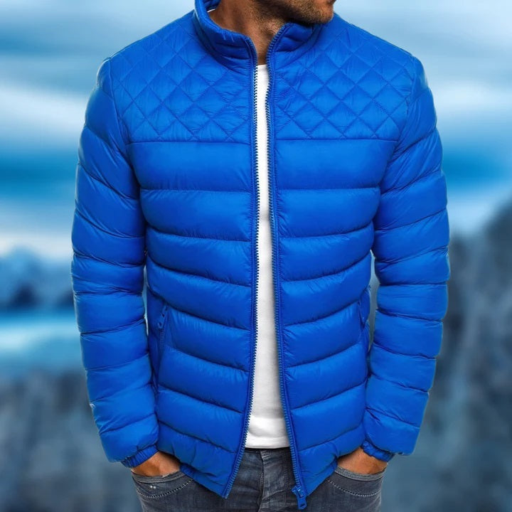 Cassian - Men's quilted jacket that is windproof