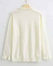 Celine - Elegant ruffled sweater