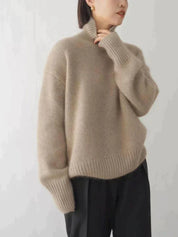 Tara - Soft Cashmere Women's Turtleneck