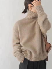 Tara - Soft Cashmere Women's Turtleneck