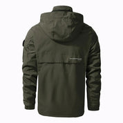 Bruce - Men's waterproof hooded bomber jacket