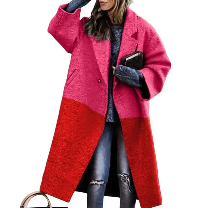 Mariana - long, warm wool coat for women