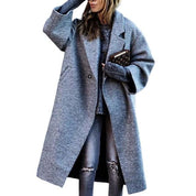 Mariana - long, warm wool coat for women