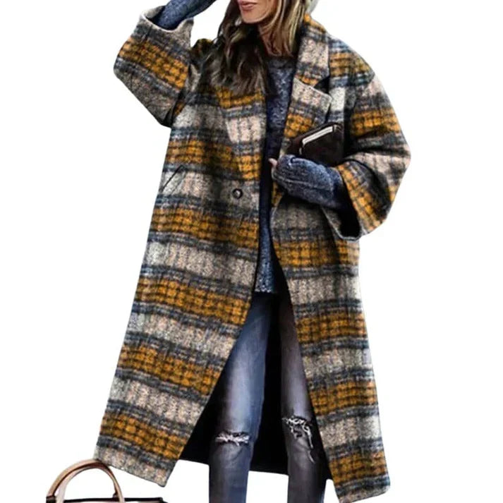 Mariana - long, warm wool coat for women