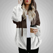 Jenesis -  Fluffy Teddy Hoodie For Ladies