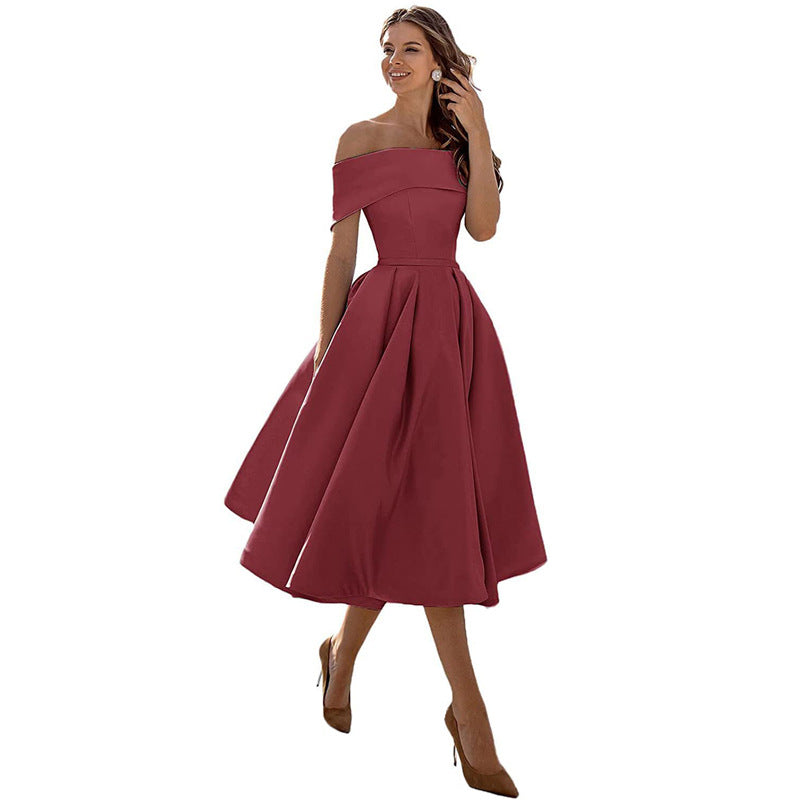 Aria - Elegant satin party dress