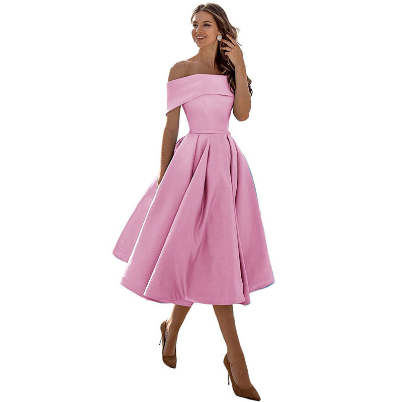 Aria - Elegant satin party dress