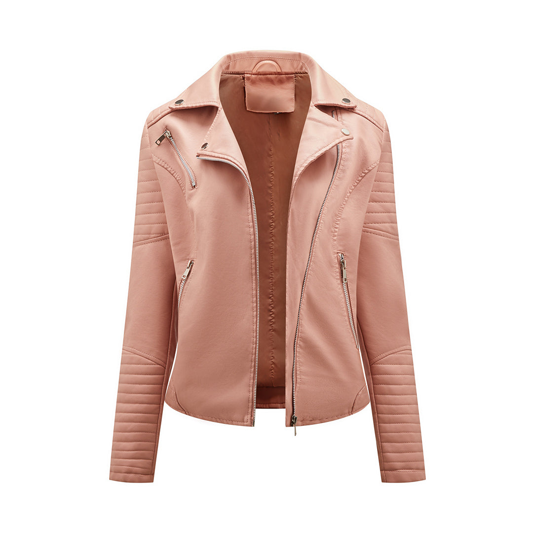 Saige -  A chic leather jacket for women