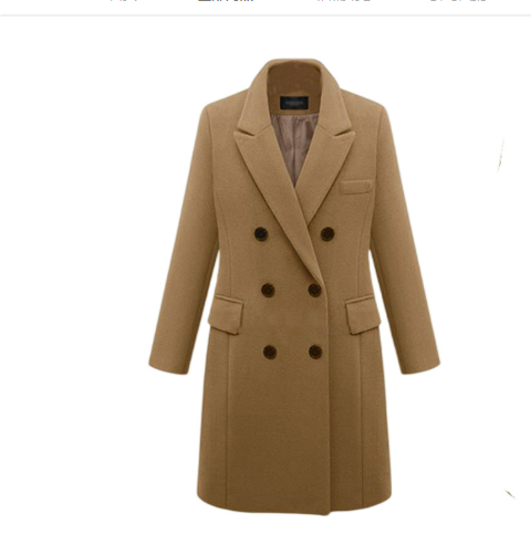 Aspyn - Ladies Chic and Elegant Long Coat