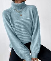 Kennedi - Warm Knitted Turtleneck Sweater for Women