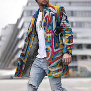 Titus - Fashionable men's jacket with unique pattern