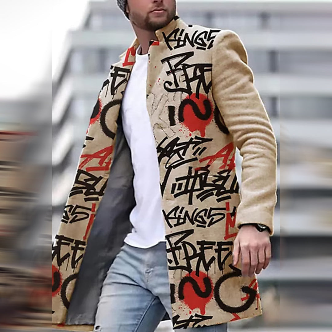 Titus - Fashionable men's jacket with unique pattern