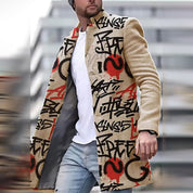 Titus - Fashionable men's jacket with unique pattern