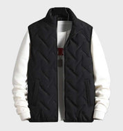 Charel - Quilted jacket with a zip and stand-up collar lined with cotton for warmth and comfort