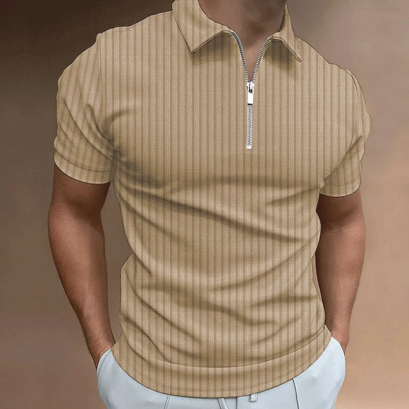 Davis - Men's Prestige Zip Polo