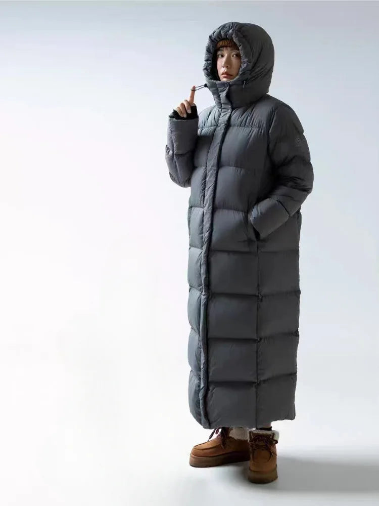 Lilyana - Women's Long Winter Parka with Hood