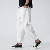 Arlo - Plain linen pants