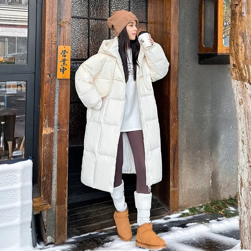 Nori - Women's Long Winter Parka with Hood