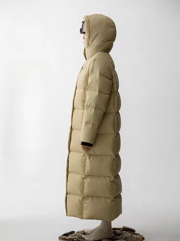 Lilyana - Women's Long Winter Parka with Hood