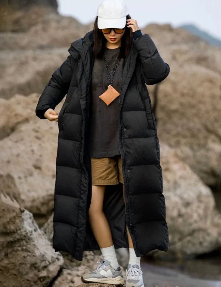 Lilyana - Women's Long Winter Parka with Hood