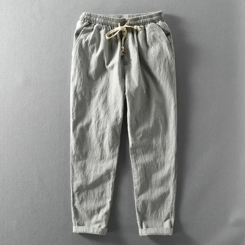 Wesley - Summer linen pants for men