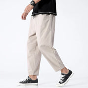 Arlo - Plain linen pants