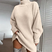 Evelien - Comfy Turtleneck Dress