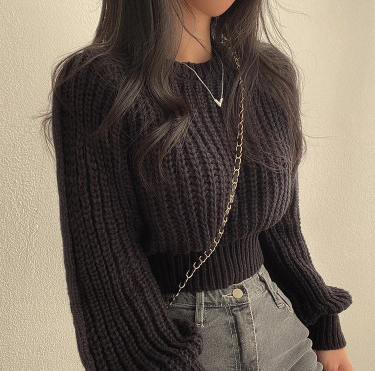 Angelica - Cropped Sweater for Women