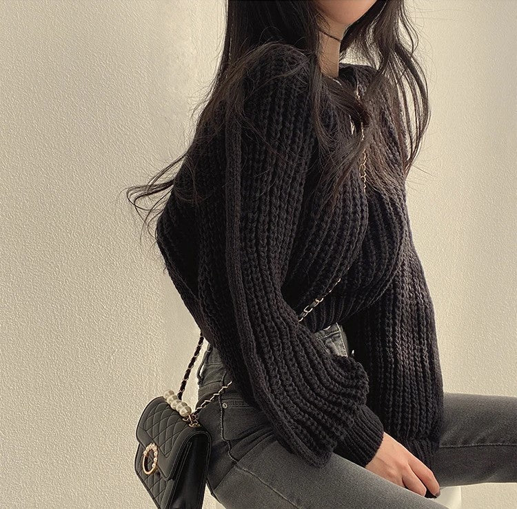 Angelica - Cropped Sweater for Women